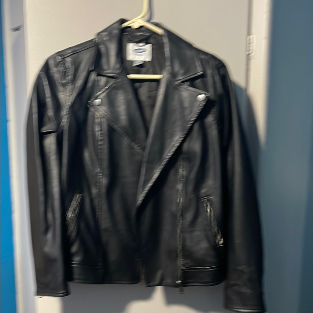 Old Navy Black pleather Jacket